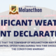 SIGNIFICANT WEATHER EVENT DECLARATION