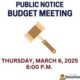 Budget meeting